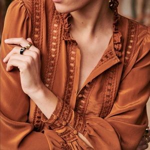 Sezane Anna shirt size 38/6